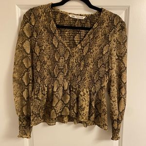 ZARA Printed Blouse